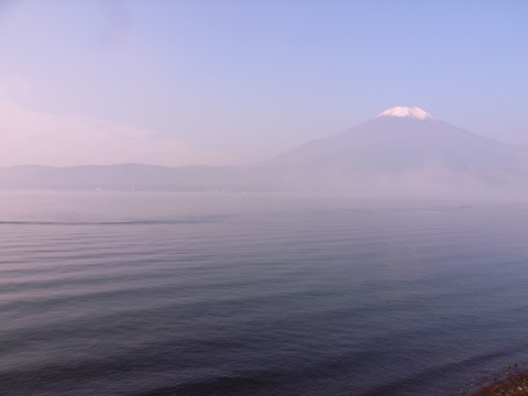 山中湖の富士山