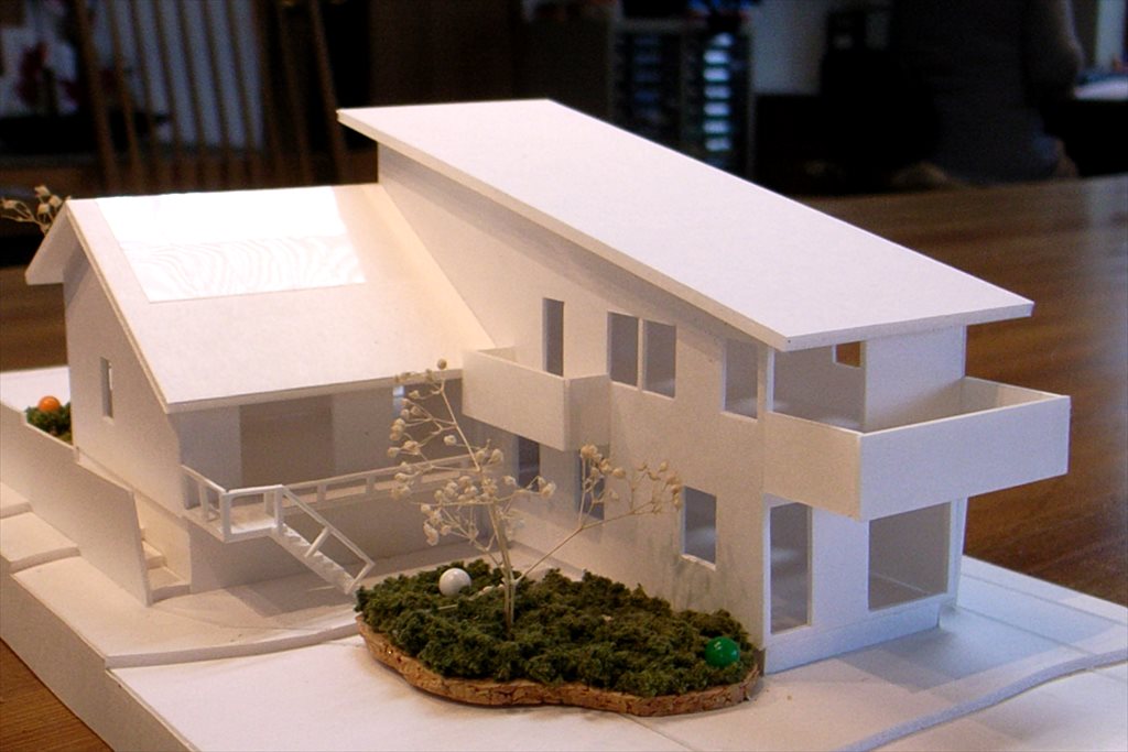 山宮の家、模型
