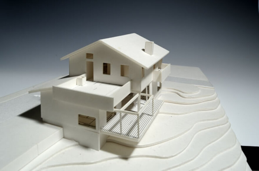 長坂の家（模型）