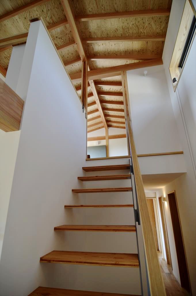 階段│甲斐大泉の家（設計：木々設計室）